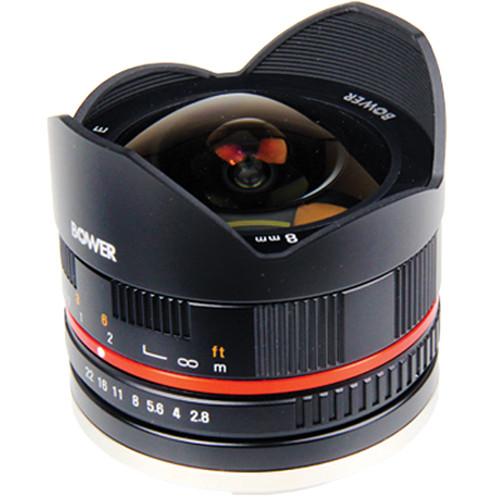 Bower 8mm f/2.8 Ultra Compact Fisheye Lens SLY288FXB