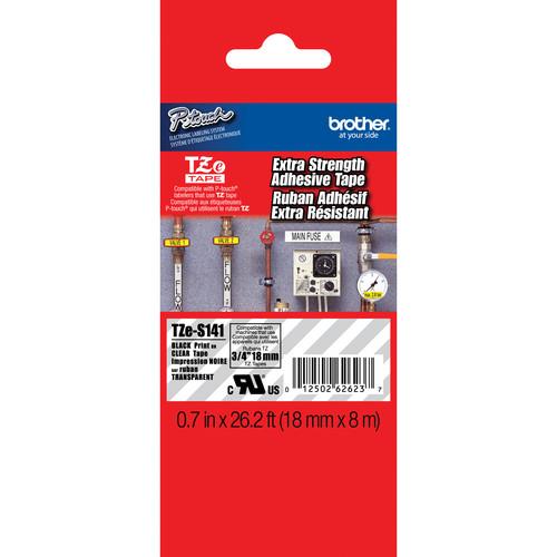 Brother TZeS141 Tape with Extra-Strength Adhesive TZE-S141, Brother, TZeS141, Tape, with, Extra-Strength, Adhesive, TZE-S141,