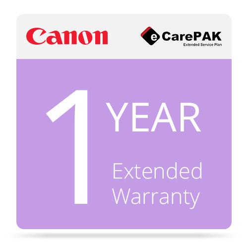 Canon 1-Year Extended Warranty (Care-Pak) For Canon 1708B083