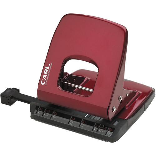 Carl ALYSIS 2-Hole, 32 Sheet Paper Punch (Red) CUI62031, Carl, ALYSIS, 2-Hole, 32, Sheet, Paper, Punch, Red, CUI62031,