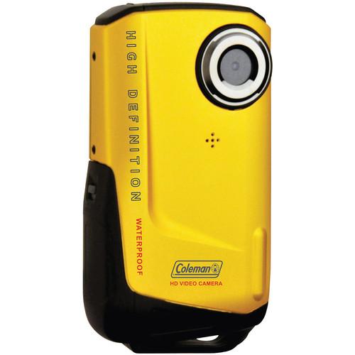 Coleman Waterproof HD Pocket Video Camera (Yellow) CVW9HD-Y