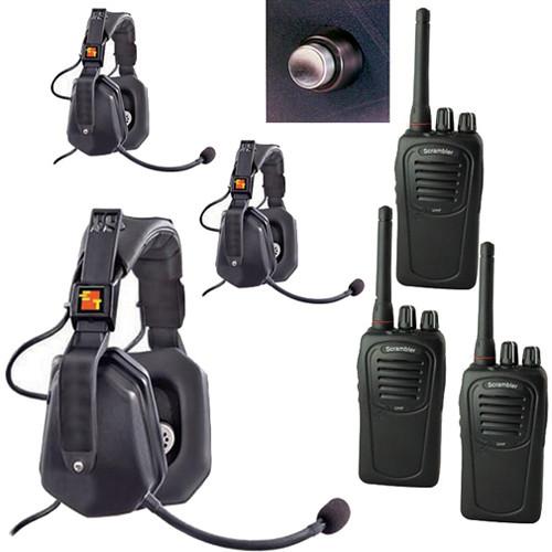 Eartec 3-User SC-1000 Two-Way Radio with Ultra Double UDSC3000SH