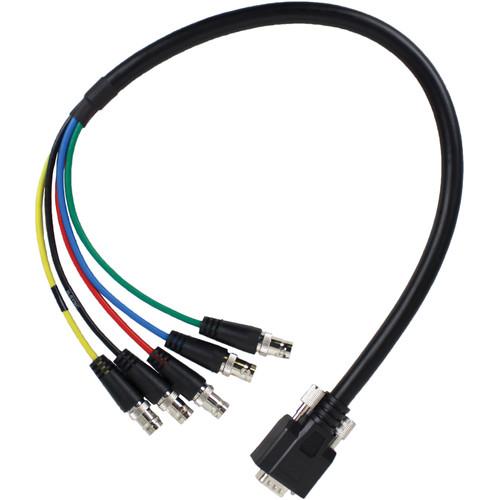 FSR CSHD5BMF2 HD-15 to 5 BNC Interface Cable CS-HD5BMF-2