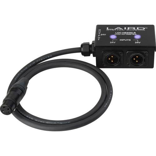 Laird Digital Cinema 24 VDC DUAL Input 3-Pin XLR Hot LDC-HS24XLR, Laird, Digital, Cinema, 24, VDC, DUAL, Input, 3-Pin, XLR, Hot, LDC-HS24XLR