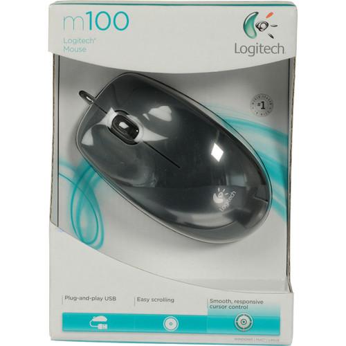 Logitech  M100 Mouse 910-001601, Logitech, M100, Mouse, 910-001601, Video