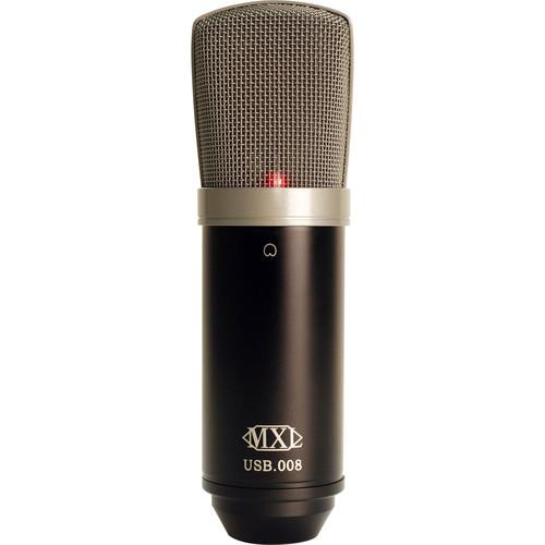 MXL USB.008 Large-Diaphragm Condenser Microphone with USB USB, MXL, USB.008, Large-Diaphragm, Condenser, Microphone, with, USB, USB