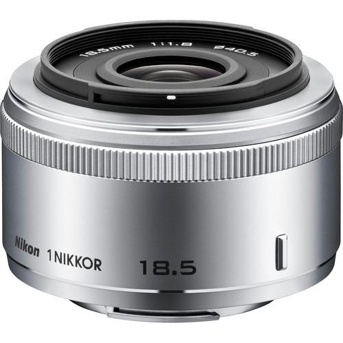 Nikon  1 NIKKOR 18.5mm f/1.8 Lens (Silver) 3325