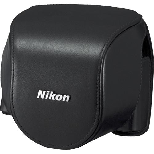Nikon CB-N4000A Leather Body Case Set For Nikon 1 V2 Camera 3716