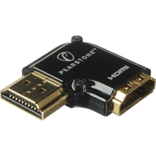Pearstone HDMI 90-Degree Adapter - Vertical Flat Left HD-ASLV, Pearstone, HDMI, 90-Degree, Adapter, Vertical, Flat, Left, HD-ASLV