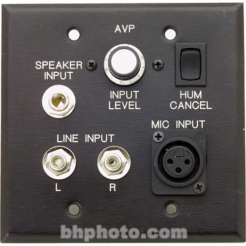 Pro Co Sound AVP-1V - Wallplate Audio/Video Interface AVP1VBLK