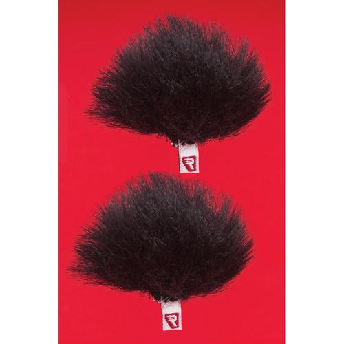 Rycote Pair Black Ristretto Lavalier Windjammer 065552, Rycote, Pair, Black, Ristretto, Lavalier, Windjammer, 065552,