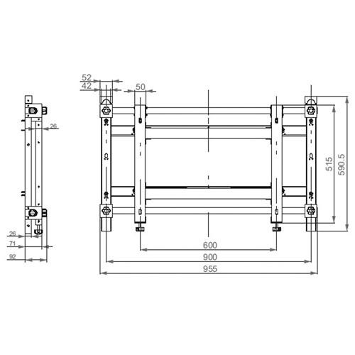 Samsung WMN460UTD Wall Mount Kit for 46