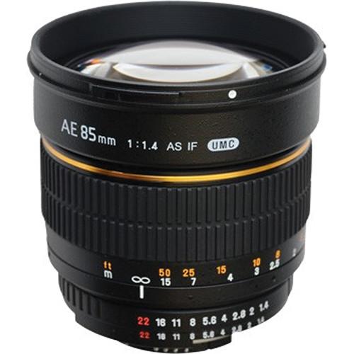 Samyang 85mm f/1.4 Aspherical Lens for Nikon SY85MAE-N