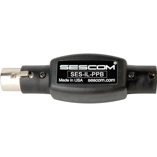 Sescom SES-IL-PPB XLR Inline Phantom Power Blocker SES-IL-PPB