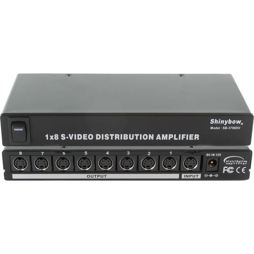 Shinybow SB-3706SV 1 x 8 S-Video Distribution Amplifier, Shinybow, SB-3706SV, 1, x, 8, S-Video, Distribution, Amplifier