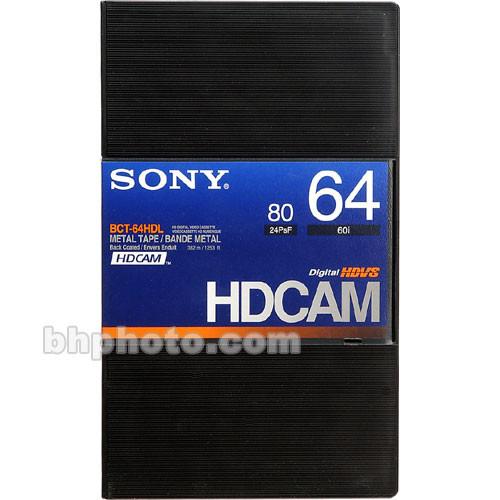 Sony BCT-64HDL HDCAM Videocassette, Large BCT64HDL, Sony, BCT-64HDL, HDCAM, Videocassette, Large, BCT64HDL,