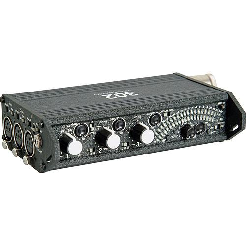 Sound Devices 302 Portable 3-Channel Field Mixer and Porta
