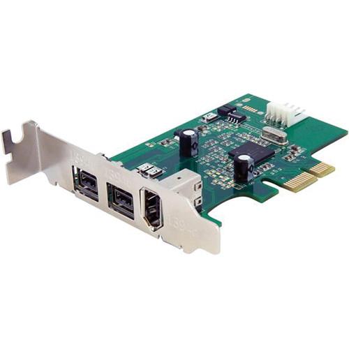 StarTech 3 Port 2b 1a 1394 PCI Express FireWire PEX1394B3LP, StarTech, 3, Port, 2b, 1a, 1394, PCI, Express, FireWire, PEX1394B3LP,