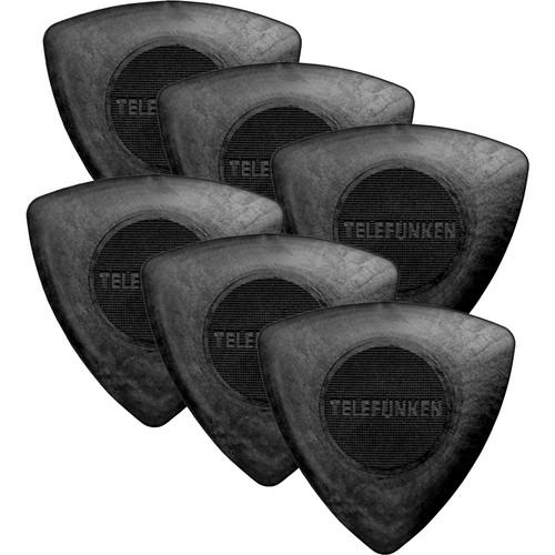 Telefunken Triangle 1.6mm Delrin Picks (6-Pack) 1.6MM TRIANGLE, Telefunken, Triangle, 1.6mm, Delrin, Picks, 6-Pack, 1.6MM, TRIANGLE