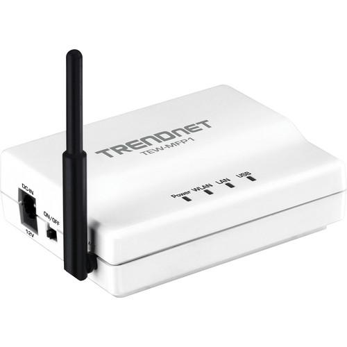 TRENDnet TEW-MFP1 1-Port Wireless N Multi-Function USB TEW-MFP1, TRENDnet, TEW-MFP1, 1-Port, Wireless, N, Multi-Function, USB, TEW-MFP1