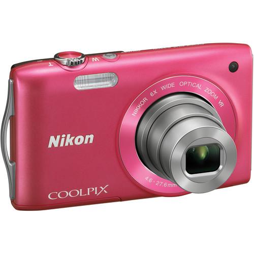 Used Nikon Coolpix S3300 Digital Camera (Pink) 26313B, Used, Nikon, Coolpix, S3300, Digital, Camera, Pink, 26313B,