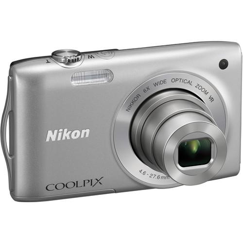 Used Nikon Coolpix S3300 Digital Camera (Silver) 26309B, Used, Nikon, Coolpix, S3300, Digital, Camera, Silver, 26309B,