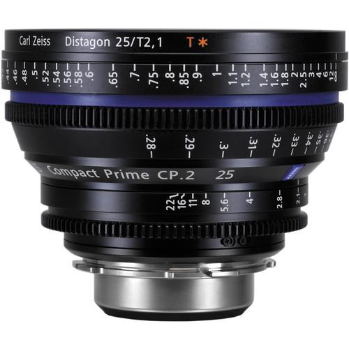 Zeiss CP.2 25mm T2.1 Compact Prime Lens (F Mount) 1875-605, Zeiss, CP.2, 25mm, T2.1, Compact, Prime, Lens, F, Mount, 1875-605,