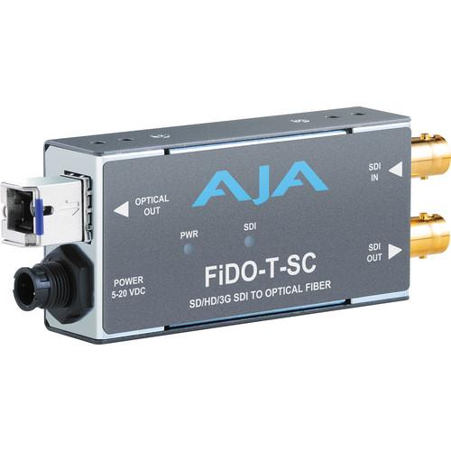 AJA FiDO Single Channel 3G-SDI to SC Fiber Mini FIDO-T-SC, AJA, FiDO, Single, Channel, 3G-SDI, to, SC, Fiber, Mini, FIDO-T-SC,