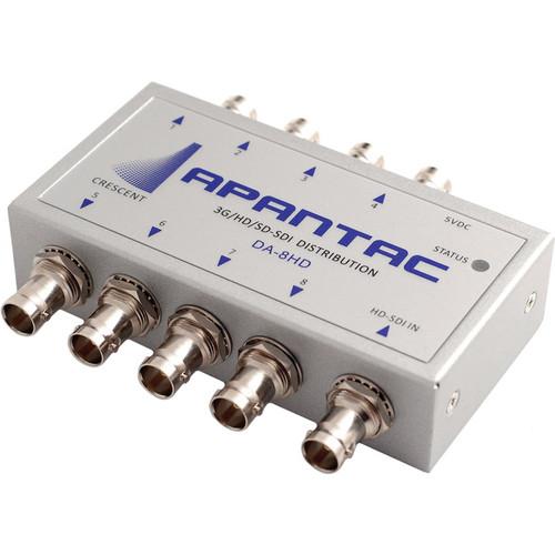 Apantac 3G-SDI 1x8 Re-Clocking Distribution Amplifier DA-8HD, Apantac, 3G-SDI, 1x8, Re-Clocking, Distribution, Amplifier, DA-8HD,