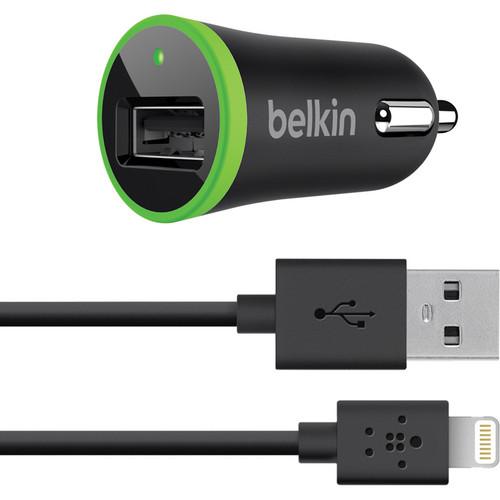 Belkin Car Charger with Lightning to USB Cable F8J078BT04-BLK, Belkin, Car, Charger, with, Lightning, to, USB, Cable, F8J078BT04-BLK