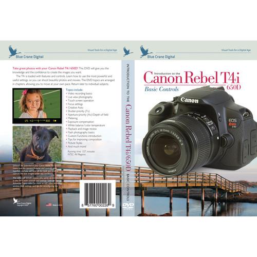 Blue Crane Digital DVD: Introduction to the Canon Rebel BC146