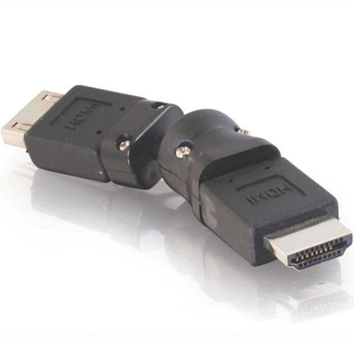 C2G 360 Rotating HDMI Male to HDMI Female Adapter (Black) 40928, C2G, 360, Rotating, HDMI, Male, to, HDMI, Female, Adapter, Black, 40928