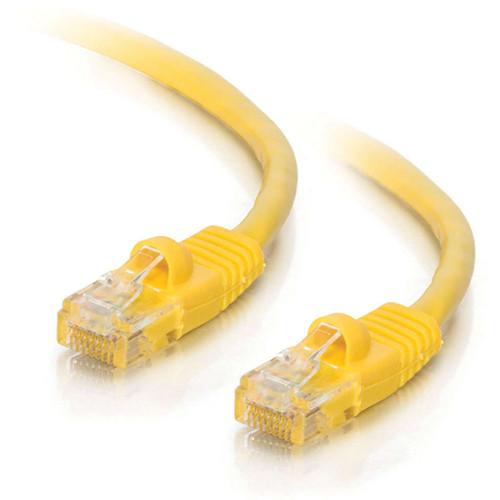 C2G Cat5e 350MHz Snagless Patch Cable - Yellow, 1' 22105