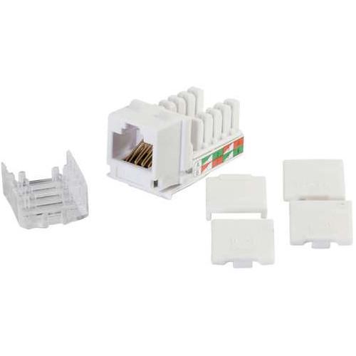 C2G  CAT6 RJ45 UTP Keystone Jack (White) 29311, C2G, CAT6, RJ45, UTP, Keystone, Jack, White, 29311, Video