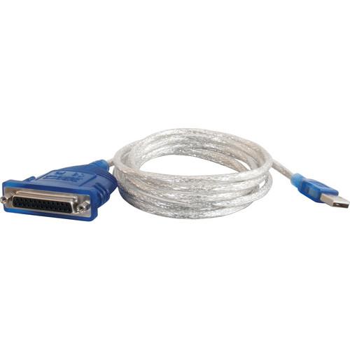 C2G USB to DB25 IEEE-1284 Parallel Printer Adapter Cable 16899
