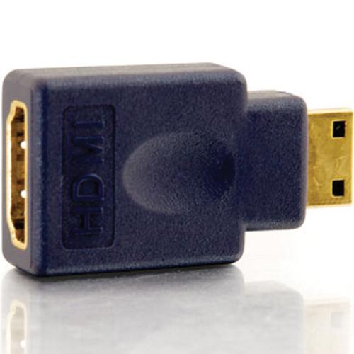 C2G Velocity HDMI Female to HDMI Mini Male Adapter (Blue) 40435, C2G, Velocity, HDMI, Female, to, HDMI, Mini, Male, Adapter, Blue, 40435
