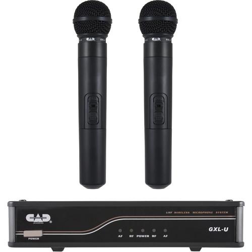 CAD UHF Dual Channel Handheld Wireless Microphone System
