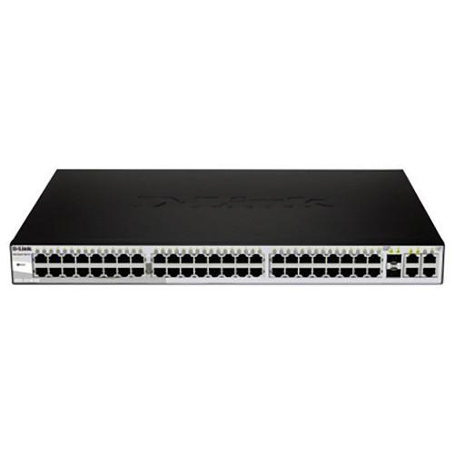 D-Link Web Smart 48-Port Gigabit Switch with 4 DGS-1210-52, D-Link, Web, Smart, 48-Port, Gigabit, Switch, with, 4, DGS-1210-52,