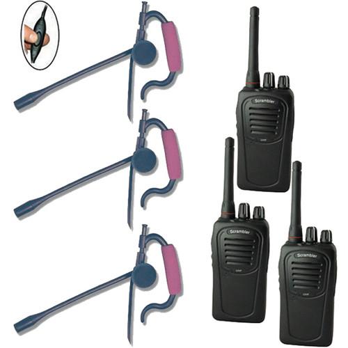 Eartec 3-User SC-1000 Two-Way Radio System with Edge EDSC3000IL