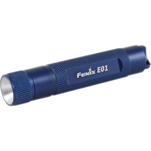 Fenix Flashlight E01 LED Flashlight (Blue) E01-B-BL