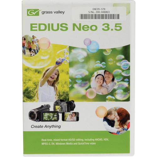 Grass Valley  EDIUS Neo 3.5 (Boxed Set) 606720, Grass, Valley, EDIUS, Neo, 3.5, Boxed, Set, 606720, Video