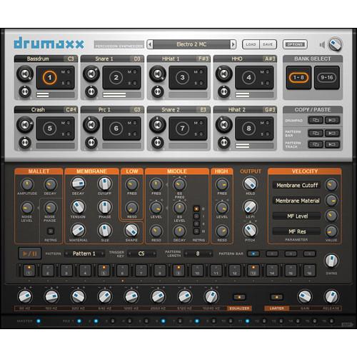 Image-Line Drumaxx Percussion Modeler VSTi Plug-in 11-31123, Image-Line, Drumaxx, Percussion, Modeler, VSTi, Plug-in, 11-31123,