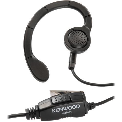 Kenwood KHS-31 C-Ring Ear Hanger with Push to Talk and KHS-31, Kenwood, KHS-31, C-Ring, Ear, Hanger, with, Push, to, Talk, KHS-31