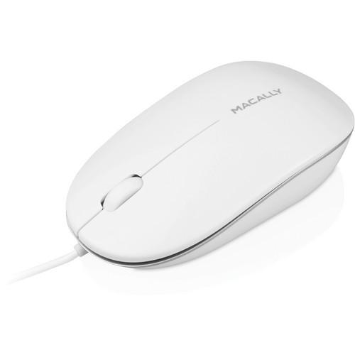 Macally 3-Button USB Optical Mouse For Mac & PC ICEMOUSE2