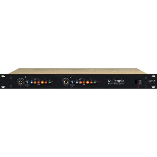 Millennia HV-37 Two-Channel Microphone Preamplifier Rack HV-37, Millennia, HV-37, Two-Channel, Microphone, Preamplifier, Rack, HV-37