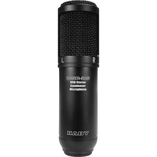 Nady  USB-2S Stereo Condenser Microphone USB-2S, Nady, USB-2S, Stereo, Condenser, Microphone, USB-2S, Video