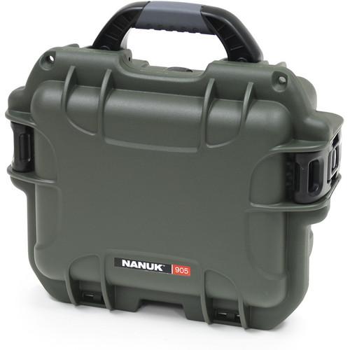 Nanuk 905 Case with Padded Dividers (Olive) 905-2006