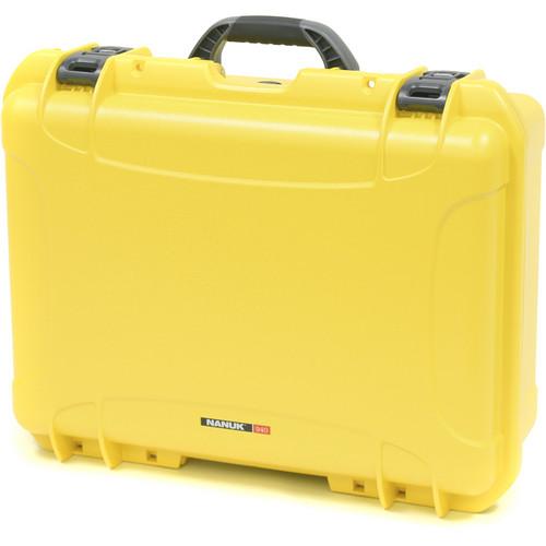 Nanuk 940 Case with Padded Dividers (Yellow) 940-2004