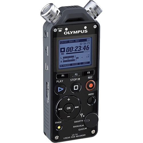 Olympus LS-14 Linear PCM Recorder (Black) V409141BU000