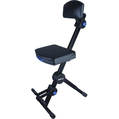 QuikLok Adjustable Musicians' Stool with Back and DX-749